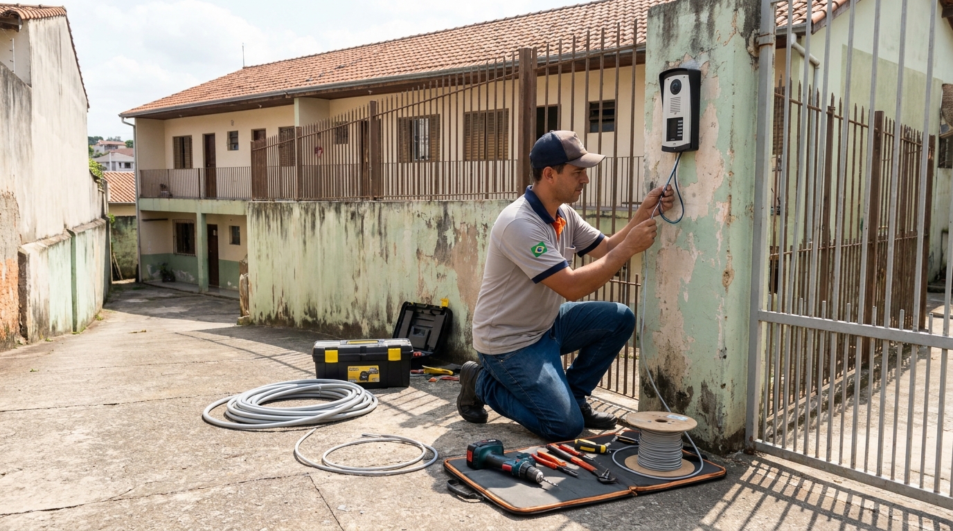 Instalação de Porteiro Eletrônico em Franca‑SP