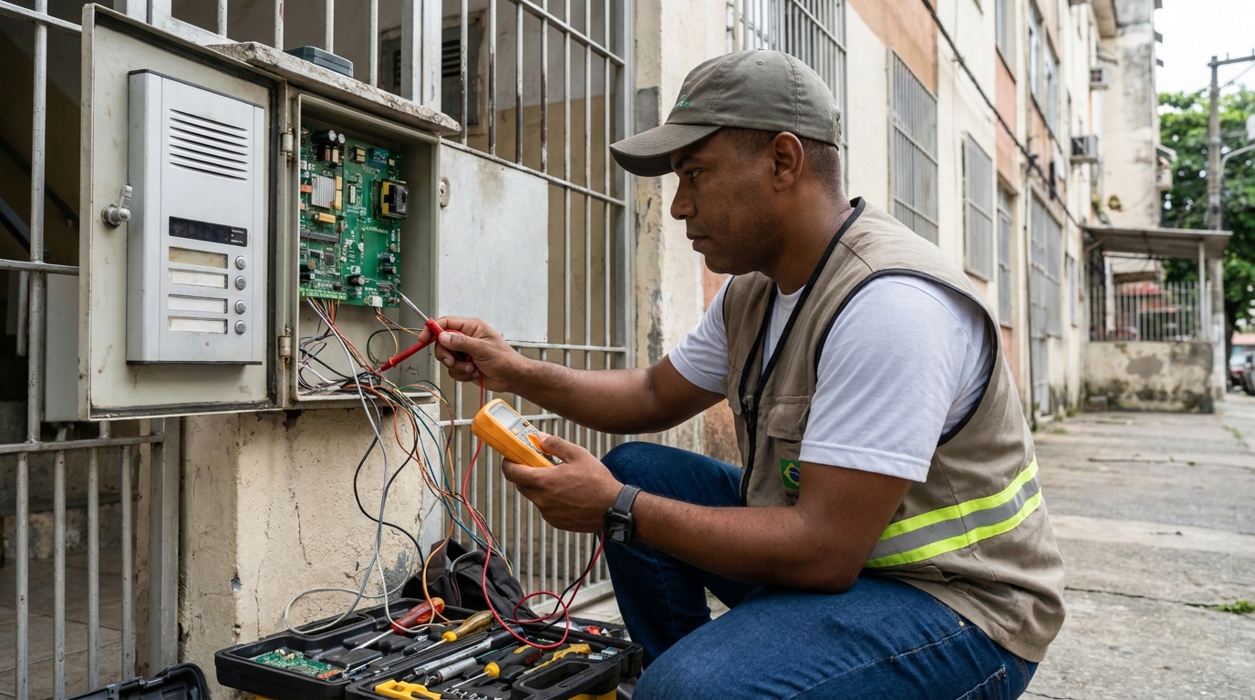 Reparo de Placa e Campainha em Franca‑SP